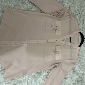 Blush Calvin Klein button down